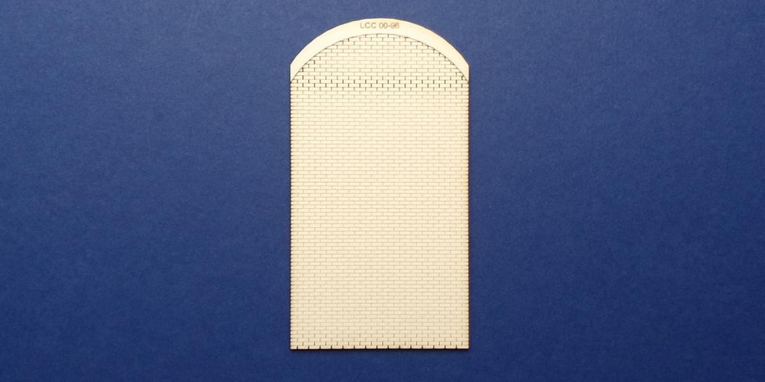 LCC 00-96 OO gauge retaining wall back panel Back panel for standard retaining wall unit.